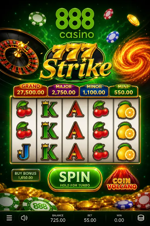 888-Casino — скриншот 1